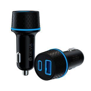 Автомобільний зарядний пристрій DEVIA quick car charger 52,5W 663-0 фото