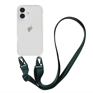 Чохол Armored з ремінцем Crossbody для iPhone 17 Air Forest Green 4065-7 фото