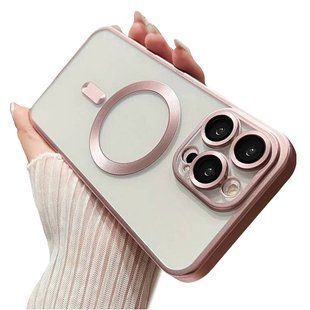 Чохол MATTE Shining with MagSafe на iPhone 15 Plus Pink 2056-3 фото