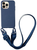 Чохол силіконовий з ремінцем Crossbody для iPhone 7,8,SE 2 Cobalt blue 1191-3 фото