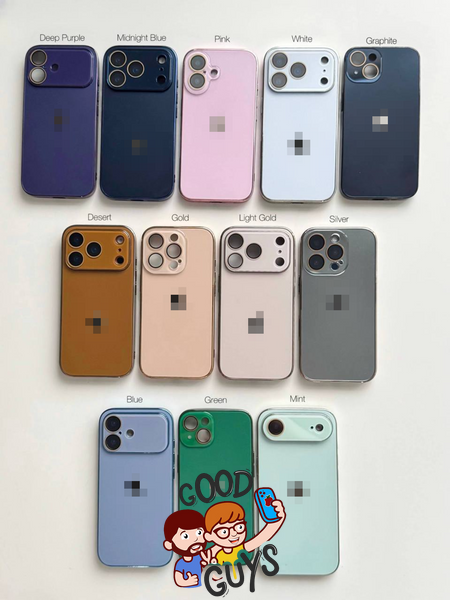 Чохол AG-PC "Glass" Case для iPhone 18 Pro Max Deep Purple 4682-0 фото