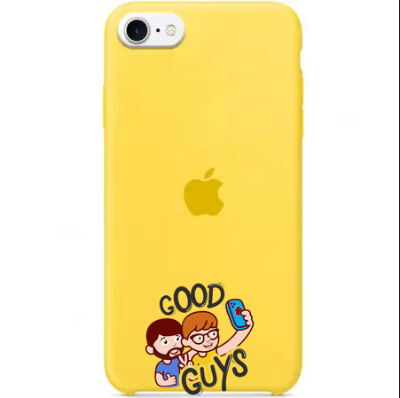 Silicone Case FULL iPhone 7,8,SE 2 Yellow 112-3 фото