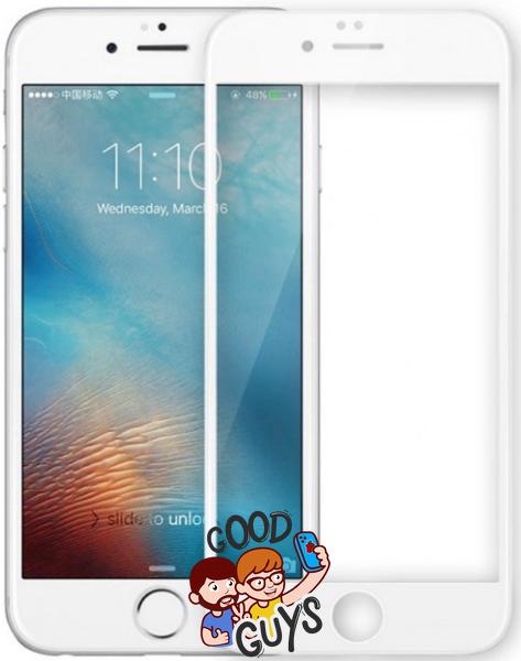 Захисне скло 9D+Gorilla iPhone 6,6S white 29-1 фото