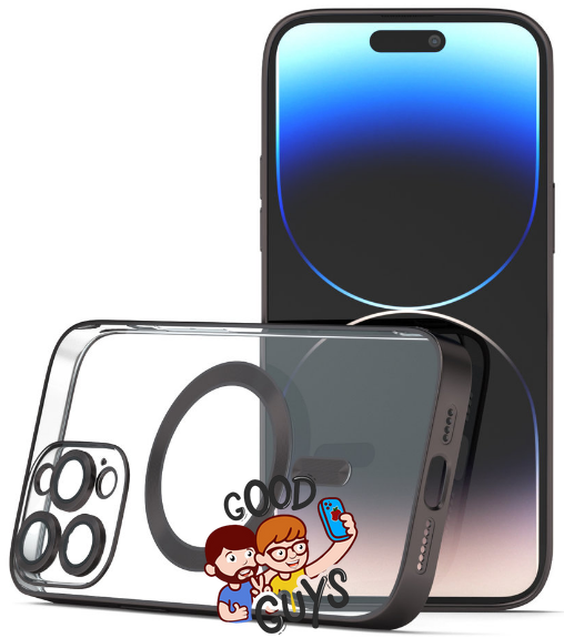 Чохол Shining with MagSafe на iPhone 12 Pro Max Black 355-0 фото