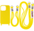 Чохол силіконовий з шнурком Crossbody iPhone 14 Pro Max Yellow 1546-4 фото