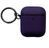 Чохол для AirPods 1/2 Silicone Carbon Carabines Deep Purple 3003-3 фото