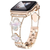 Ремінець Apple Watch Van Cleef 42,44,45,46mm(10,11S),49mm(ultra 1-3S) White- Rose Gold 4543-3 фото