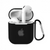 Чохол AirPods 1/2 з лого та карабіном Black 265-10 фото
