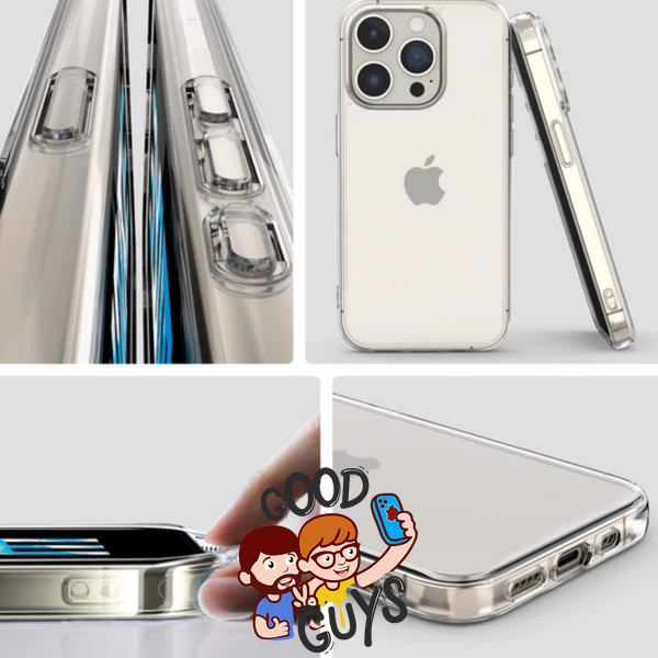 Прозорий чохол для iPhone 18 Pro Max (Transparent TPU) Прозорий 4560-0 фото
