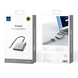 Адаптер Wiwu Wi-HB002 Docking Station 3in1 [USB-C to USB-C + HDMI + USB3.0] Gray 4337-0 фото 2