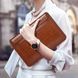 Конверт шкіряний WIWU Skin Croco Geniunie Leather Sleeve Series для MacBook Pro/Air 13" Brown 2221-2 фото 3