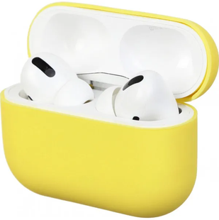 Чохол з мікрофіброю для AirPods Pro Yellow 1431-14 фото