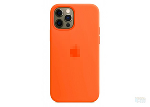 Silicone Case FULL iPhone 13 Orange 124-12 фото