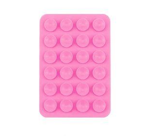Багаторазовий тримач на присосках двосторонній Pink 2916-6 фото