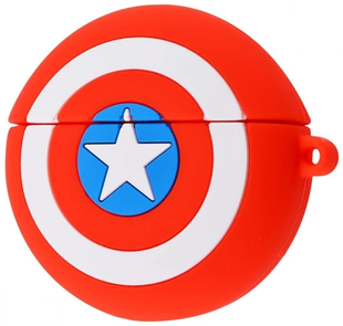 Чохол 3D для AirPods Pro Shield Captain America 1236-1 фото