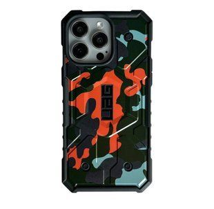 Чохол протиударний UAG Pathfinder з MagSafe для iPhone 13 Orange-Green 1008-5 фото