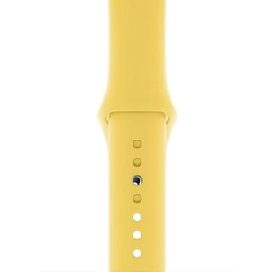 Ремінець Apple Watch Silicone 38,40,41mm,42mm(10,11S) Cannary yellow 275-54 фото