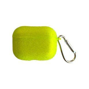 Чохол для AirPods Pro Stars Shining case з карабіном Yellow 2368-6 фото