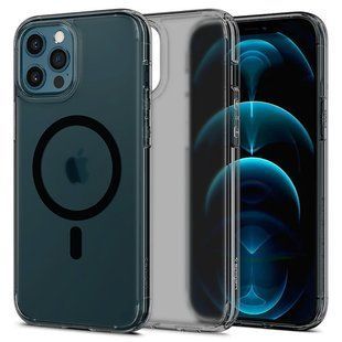 Чохол Spigen Matte Black Case with MagSafe для iPhone 12 Pro Max Black 2210-1 фото