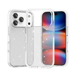 Прозорий чохол з блискітками iPhone 18 Pro (Glitter Case) 4561-0 фото