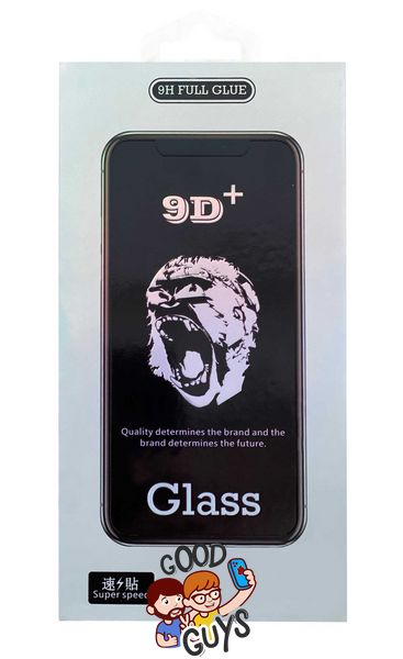 Захисне скло 9D+Gorilla iPhone 7,8,SE 2 black 30-0 фото
