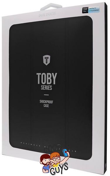 Чохол DUX Ducis TOBY Series для iPad Pro 13 2024 з місцем для пенсіл Black 2464-1 фото