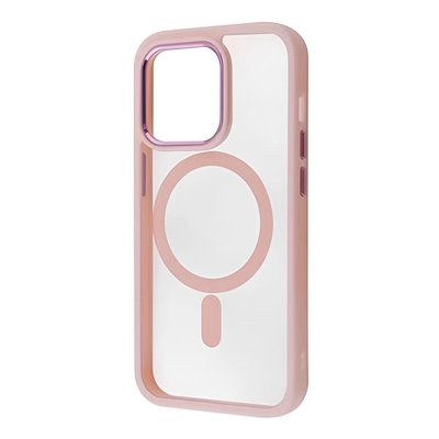 Чохол Crystal Guard with Mag Safe для iPhone 15 Plus Pink sand 1629-4 фото