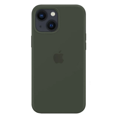 Silicone Case FULL iPhone 14 Dark olive 127-14 фото