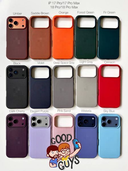 Чохол Leather Case 1:1 with MagSafe iPhone 18 Pro Max Black 4688-0 фото