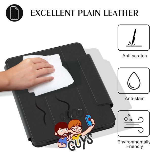 Чохол Comma дляiPad Air 13" (2024) / iPad Air 13" (2025) 360 Rotation Case with Pen Holder Series Black 2762-0 фото