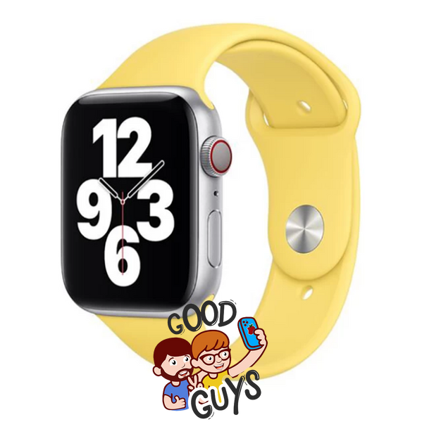 Ремінець Apple Watch Silicone 38,40,41mm,42mm(10,11S) Cannary yellow 275-54 фото