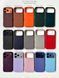 Чохол Leather Case 1:1 with MagSafe iPhone 18 Pro Max Black 4688-0 фото 4