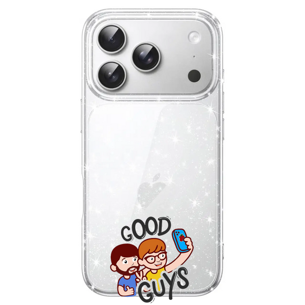 Прозорий чохол з блискітками iPhone 18 Pro (Glitter Case) 4561-0 фото