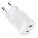 Зарядний пристрій BASEUS [USB+USB-C] Super Si Pro Quick Charger 30W 3A White 2778-0 фото 4