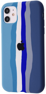 Чохол Rainbow Silicone Case iPhone 11 Midnight Blue 1099-0 фото