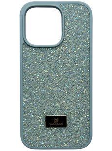 Swarovski Case iPhone 16 Pro Sky blue 2506-1 фото
