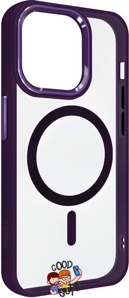 Чохол Crystal Guard with Mag Safe для iPhone 15 Plus Purple 1629-5 фото