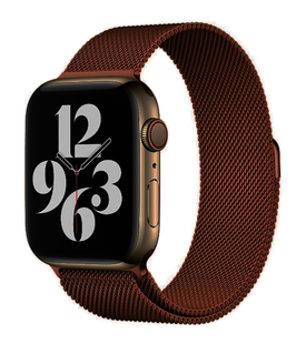 Ремінець Milanese Loop Apple Watch Magnetic 42,44,45,46,49mm Brown 278-23 фото