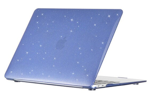 Накладка MacBook HardShell Case 13.6 Air (A2681) 2022 / 13.6 Air (A3113) 2024 / 13.6 Air (A3240) 2025/ 13.6 Air (A3449) 2026Glitter Sky/Синя з блискітками 1436-30 фото