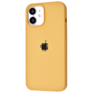 Silicone Case FULL iPhone 12 Mini Gold 120-27 фото