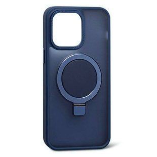 Чохол Crystal Matt з підставкою MagSafe iPhone 16 Pro Midnight Blue 2953-1 фото