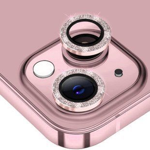Скло (лінзи) для камери Diamonds Lens для iPhone 16/16 Plus /17 Rose gold 2498-2 фото