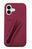 Чохол Lipstick case Rhode з місцем для блиску для iPhone 16 Raspberry 2784-1 фото