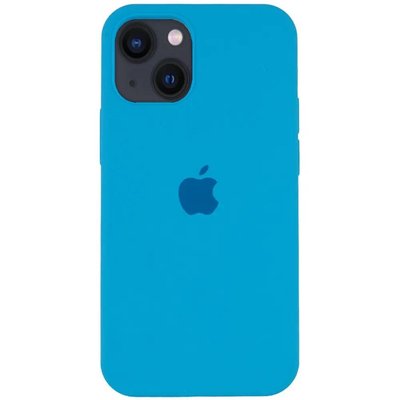Silicone Case FULL iPhone 14 Blue 127-15 фото