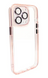 Чохол Acrylic Lens Protection Case для iPhone 14 Pro Pink 1188-2 фото 1