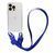 Чохол Armored з ремінцем Crossbody для iPhone 14 Pro Max Blue 1486-13 фото