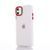 Чохол Crystal Guard для iPhone 11 White-Red 329-7 фото