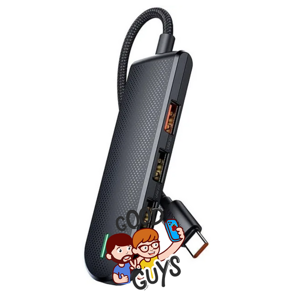 Адаптер Mcdodo [HU -1430] 5in1 , USB-C to 2xUSB3.0+USB2.0+SD/MicroSD Black 4339-0 фото