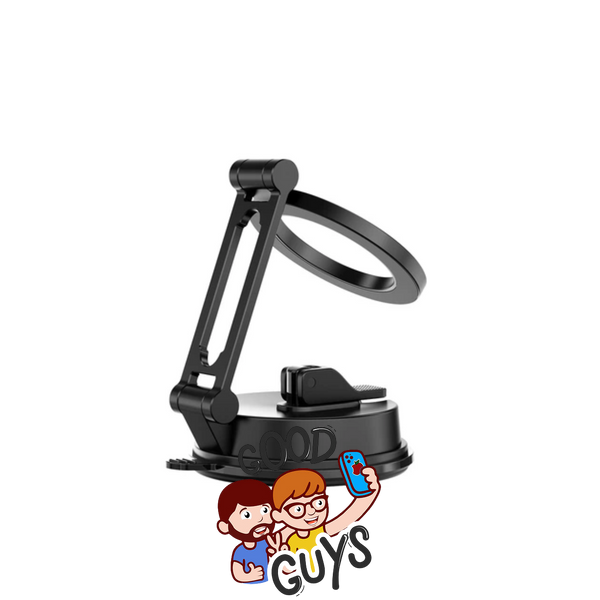 Магнітний автомобільний тримач WIWU Wi-CH055 Foldable Magnetic Car Mount Black 4514-0 фото