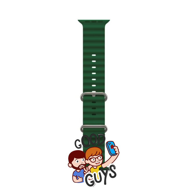 Ремінець Ocean Band 42,44,45,46mm(10,11S),49mm(ultra 1-3S) Dark Green 288-7 фото
